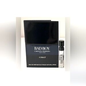 CAROLINA HERRERA Bad Boy Cobalt EDP Vial Spray Sample 1.5mL